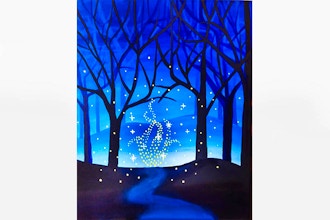 Virtual Paint Nite: Enchanted Forest
